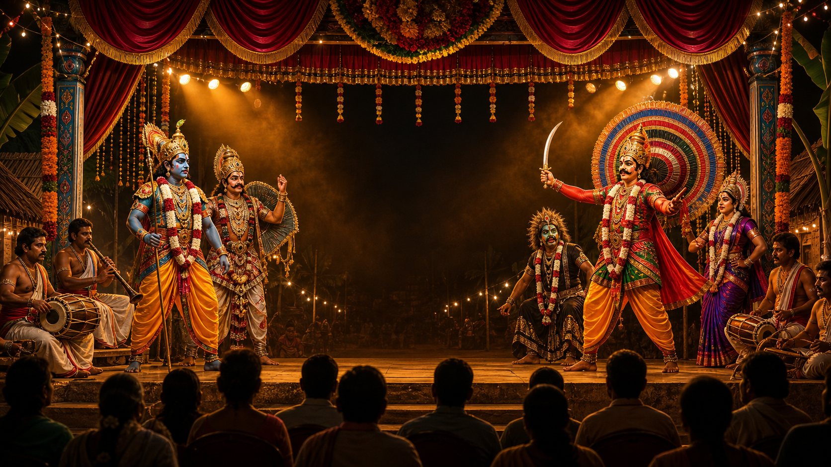 Raja Desingu Nadaga Mandram - Tamil street theatre performance